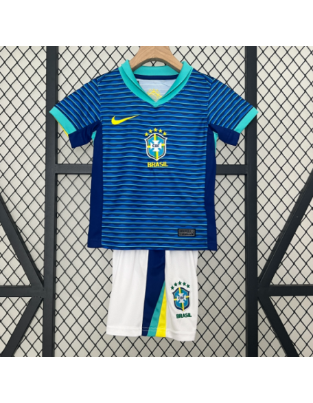 Camisetas Brasil 2a Eq 2024 Niños
